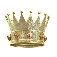 a gold crown 